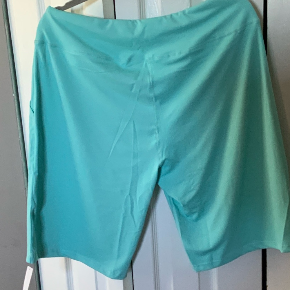Women's Active Shorts - Pink, Blue, and Cream - Picture 7 of 10